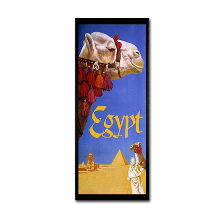 Vintage Apple Collection 'Egypt Camel' Canvas Art,10x19